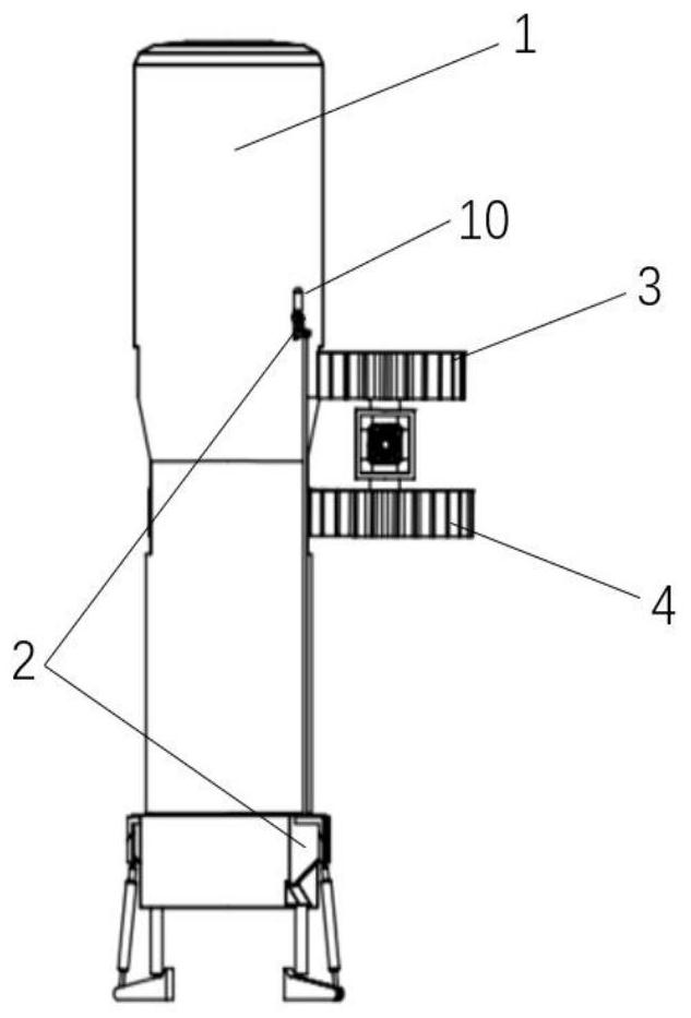 Universal vertical launching turning device