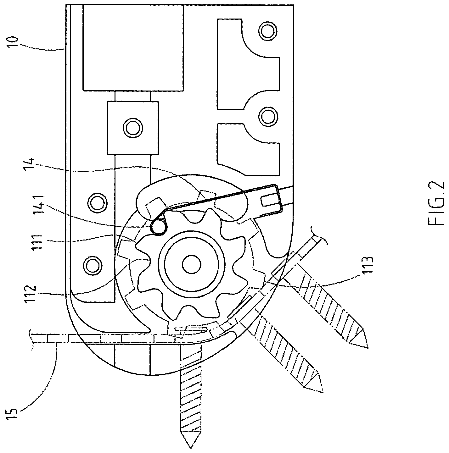 Structure of a screw nailer