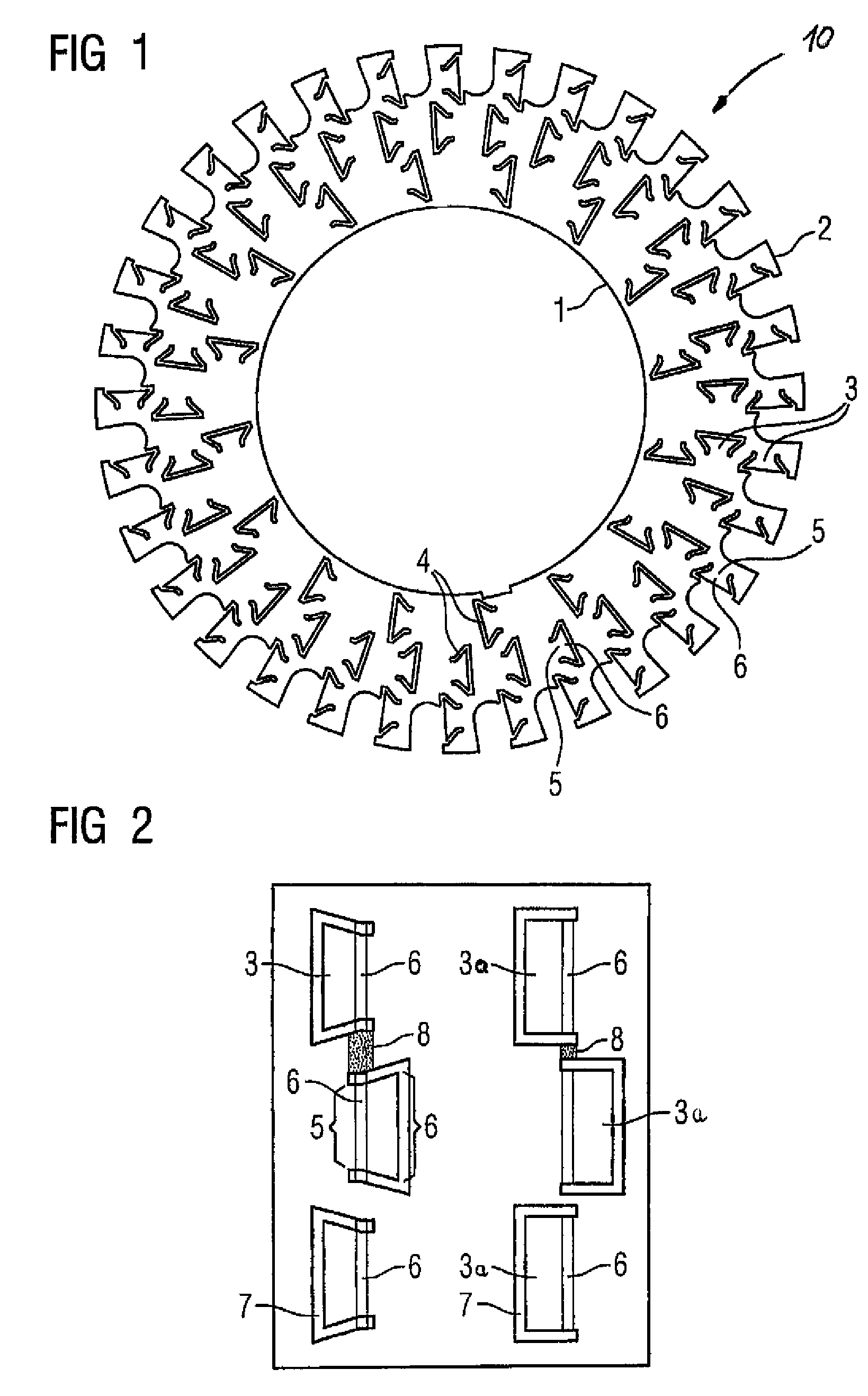 Laminations with integrated spacing feature for an electric machine, and method of making a lamination