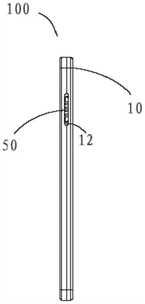 Button structure and electronic device with the button structure