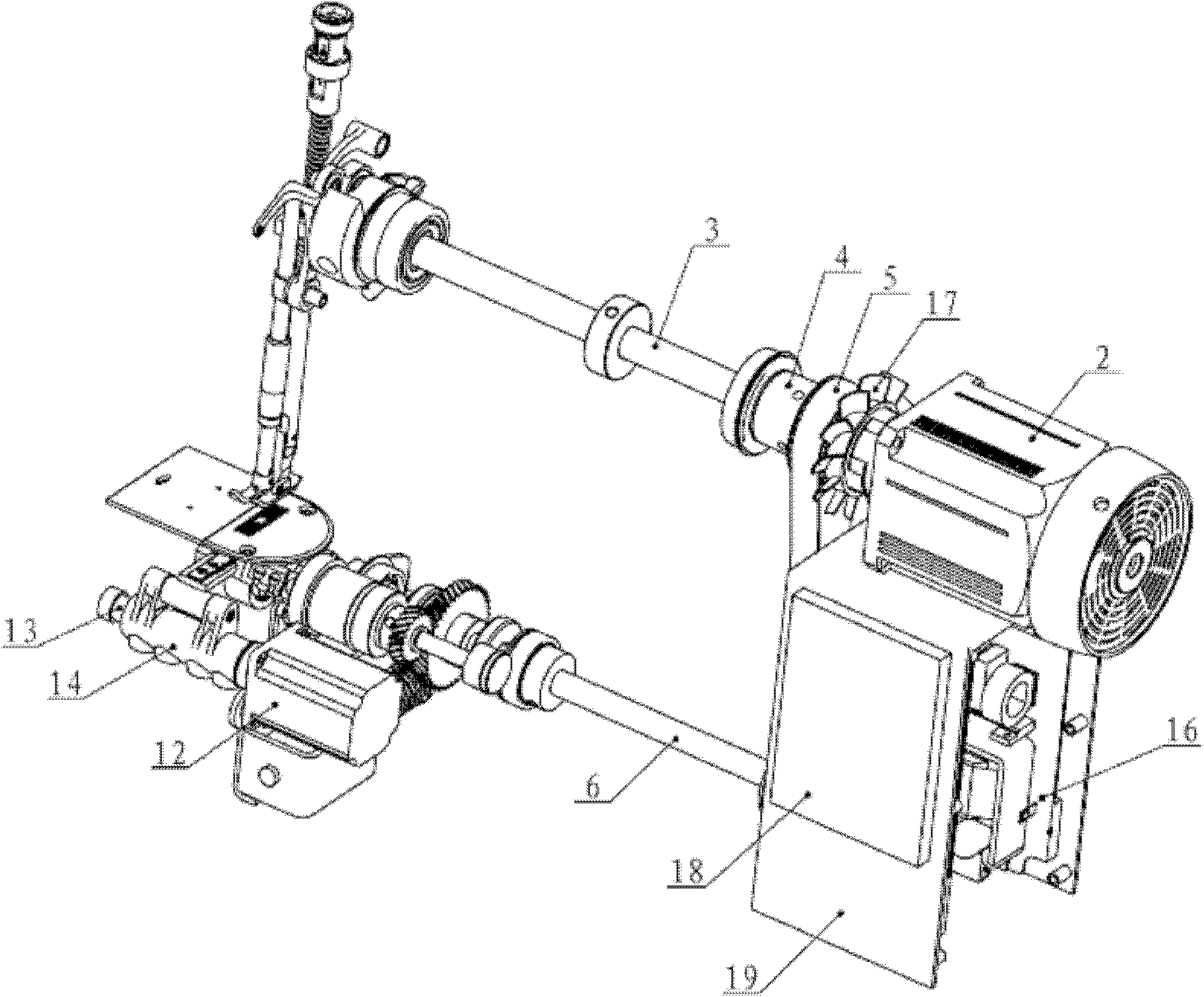 Dual-motor driven computerized sewing machine