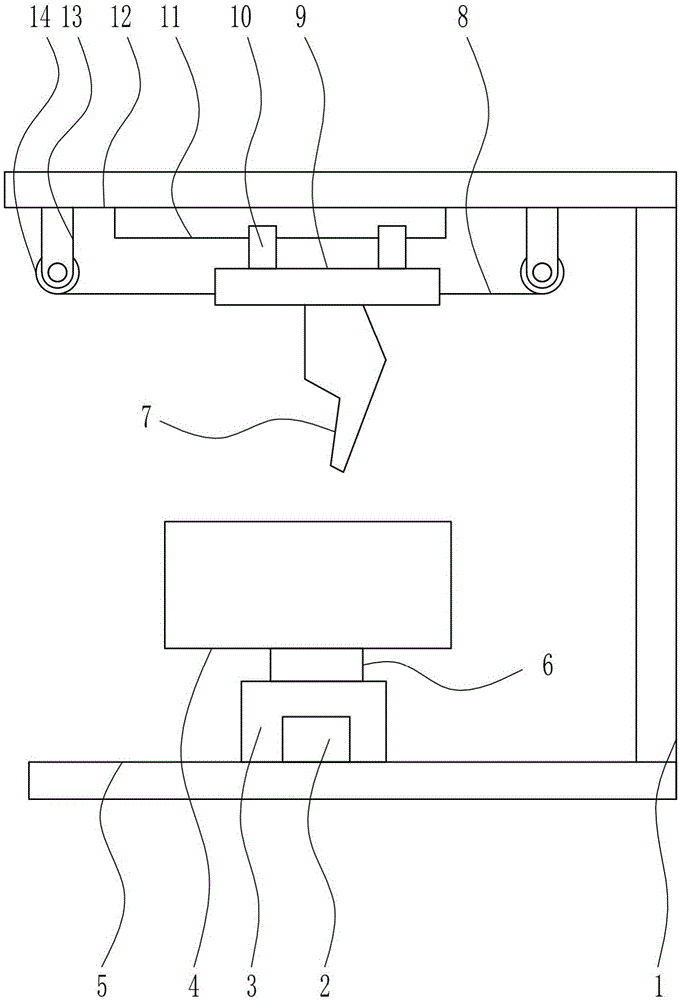 Quick paint spraying device for propeller of unmanned aerial vehicle