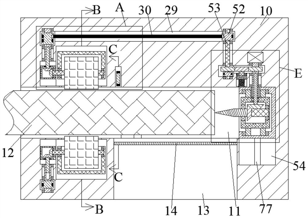 A kind of veneer processing device