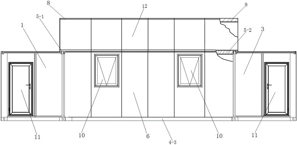 Modularly combined trailer coach and building method