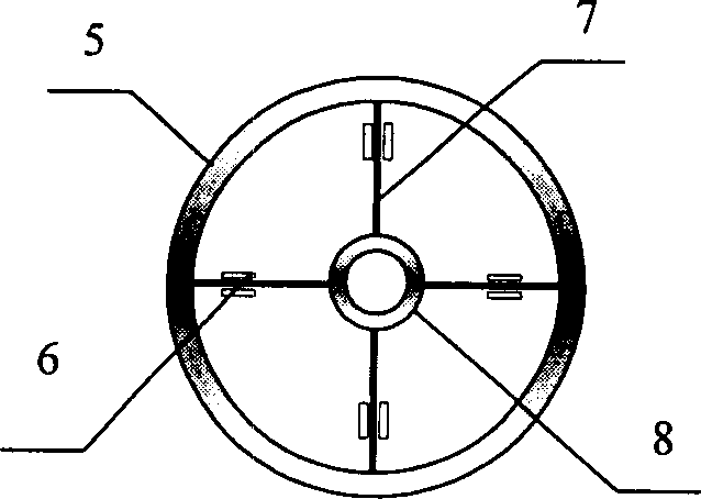 Method and equipment for measuring torsional vibration of rotating mechanical rotor