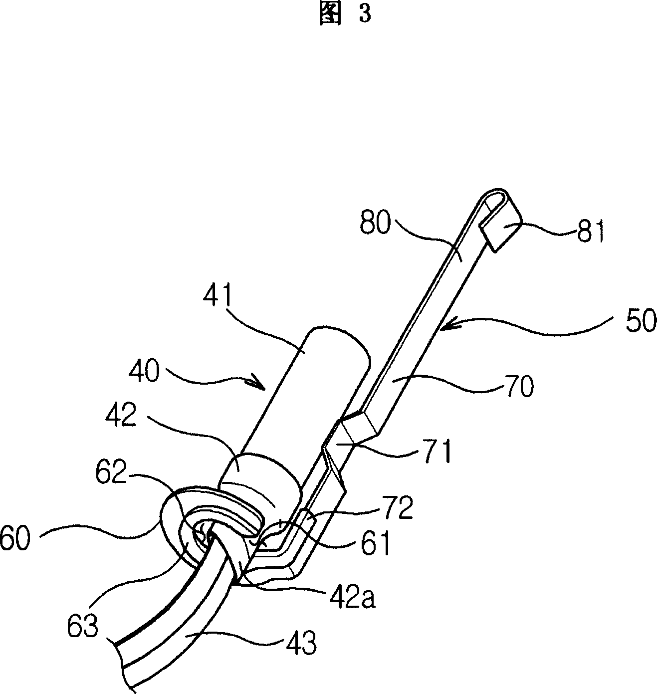 Temperature sensor fixing apparatus and air conditioner having the same