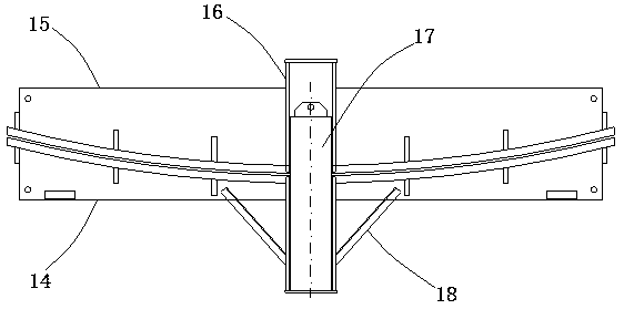 Swivel bridge with vibration reducing and isolating function and construction method of swivel bridge