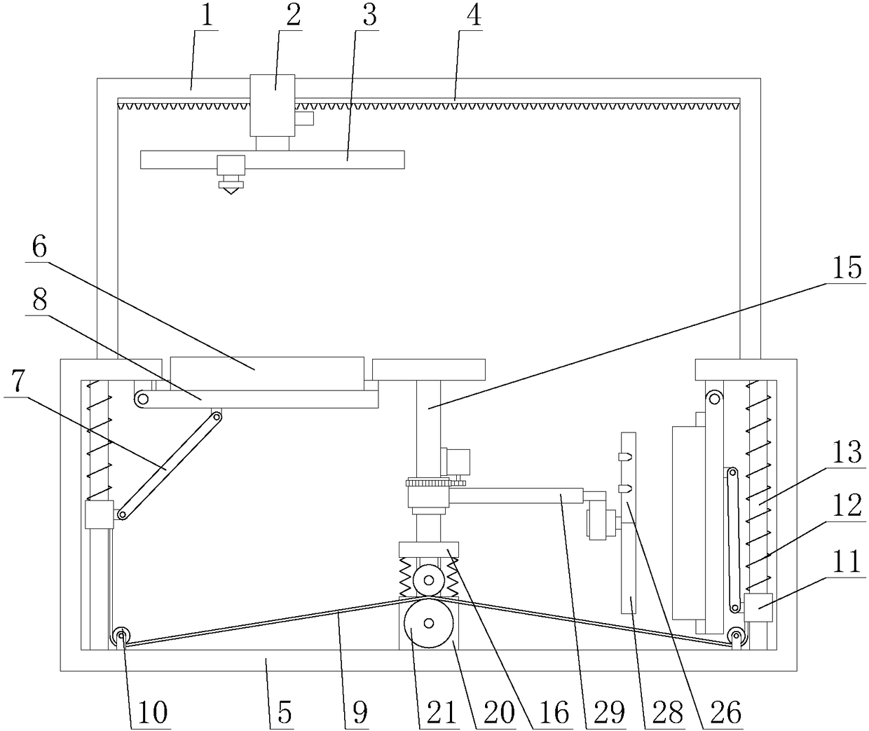 Efficient 3D printer with platform cleaning function based on Internet of things