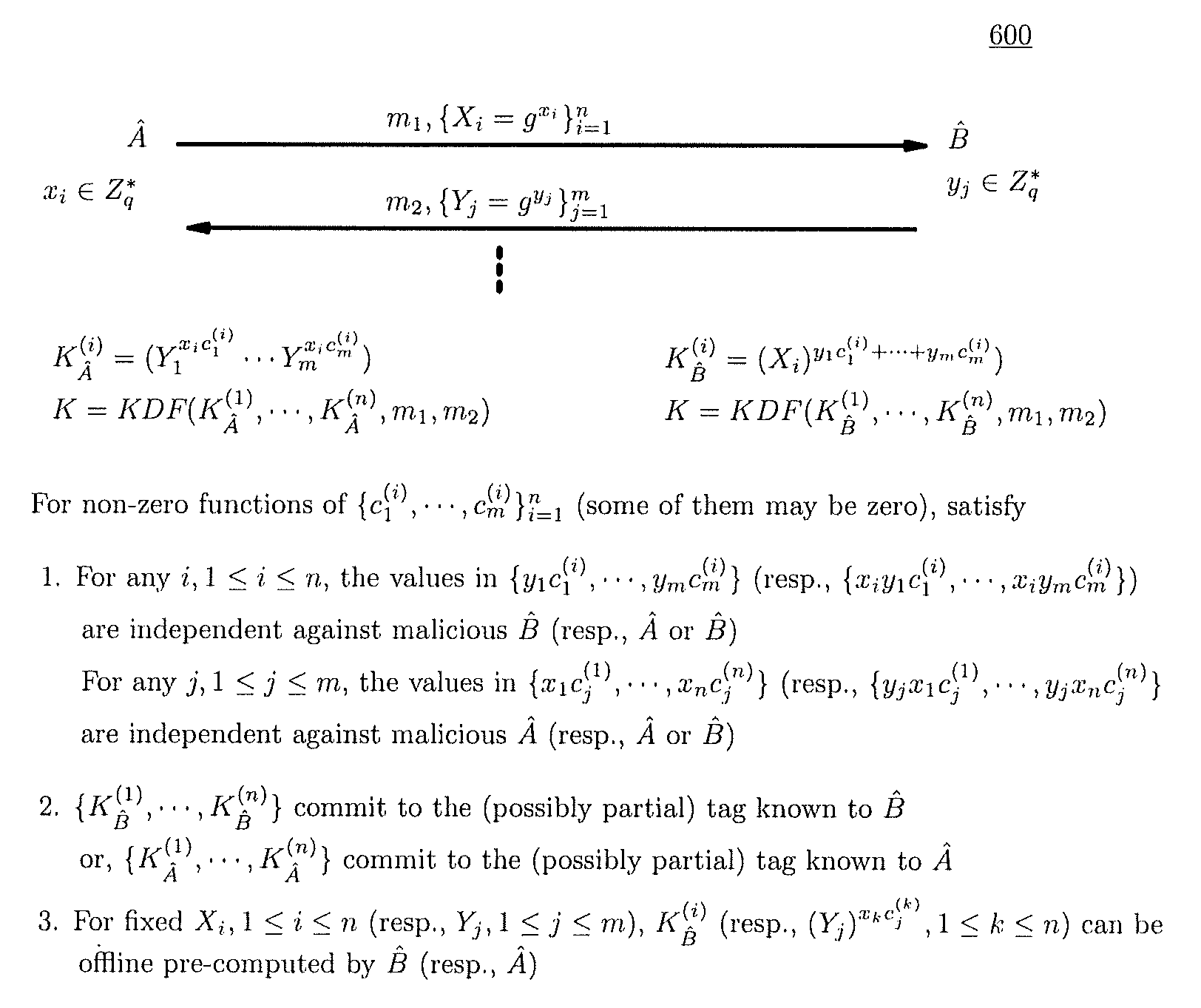 Method and structure for self-sealed joint proof-of-knowledge and diffie-hellman key-exchange protocols