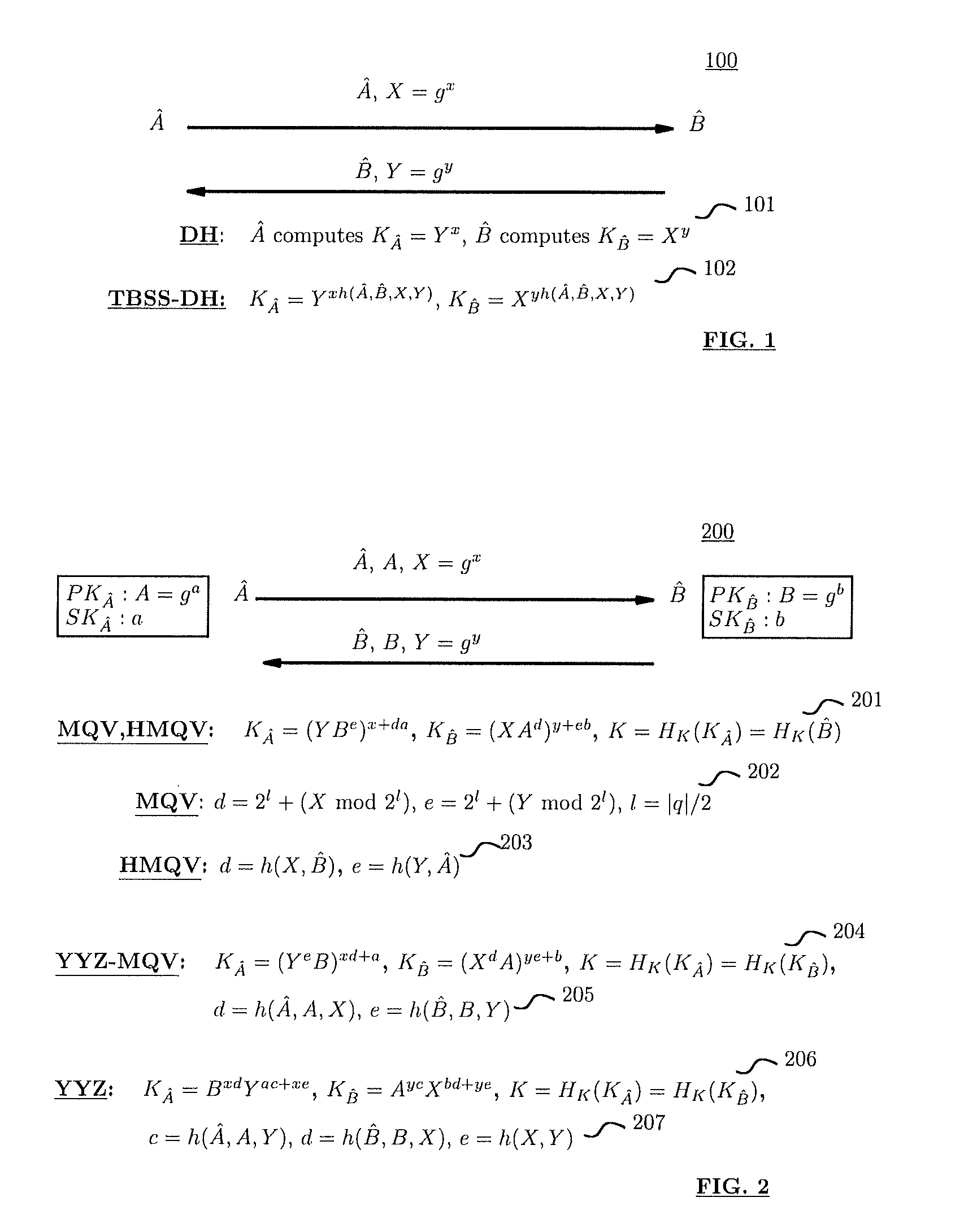 Method and structure for self-sealed joint proof-of-knowledge and diffie-hellman key-exchange protocols