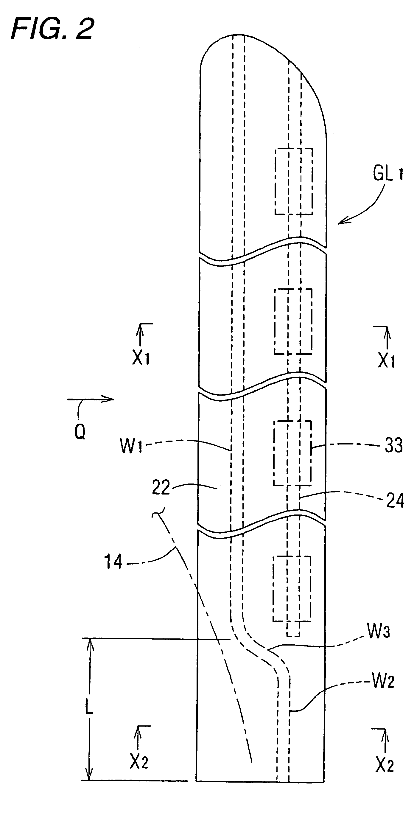 Front pillar garnish