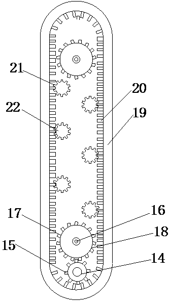 A plastic granule mixer with two-way mixing function