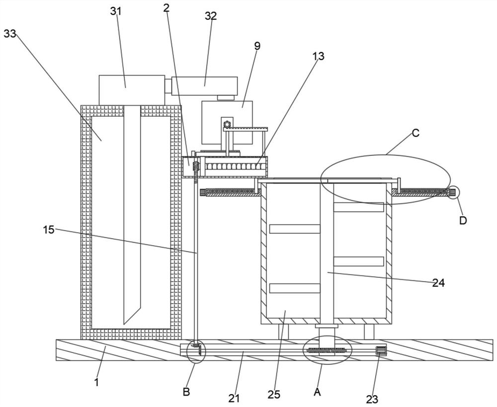 A feeding emulsification device and working method for defoamer preparation