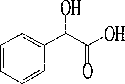 Process for preparing (R)-mandelic acid by microbial asymmetric resolution