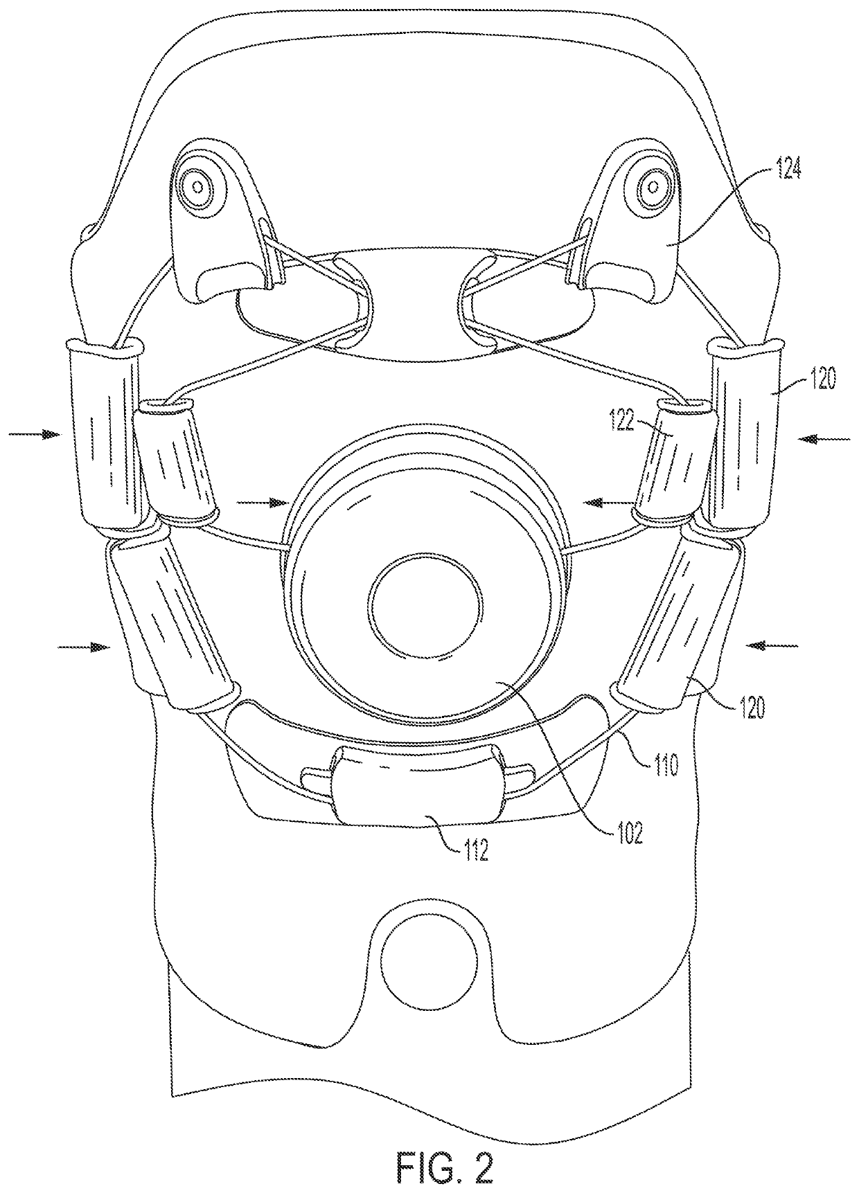 Tightening device for tightening an article