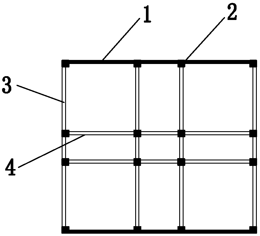 Frame-shear wall structure formwork system and construction method thereof