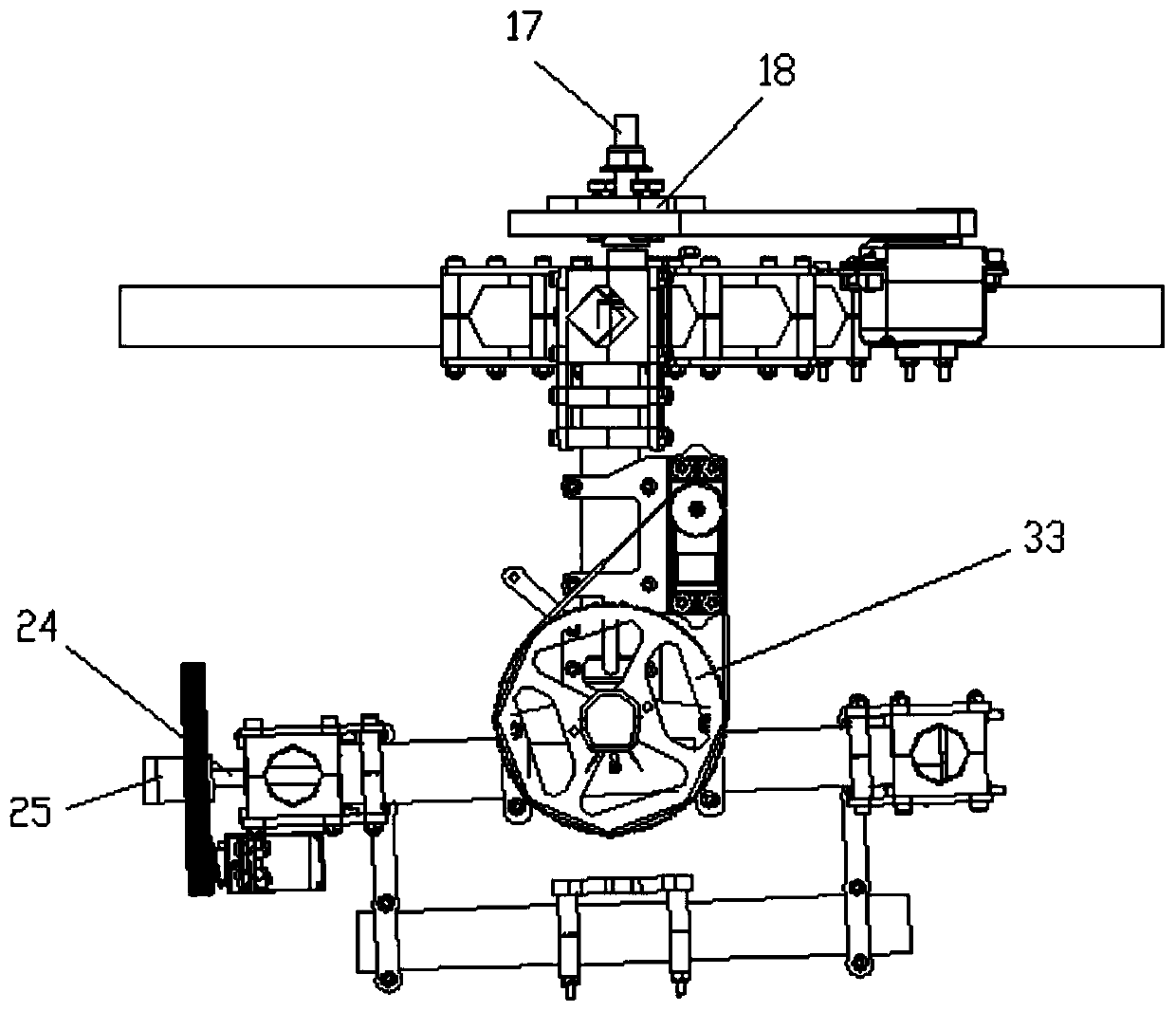 Five-axis gyroscope stabilizer for unmanned aerial vehicle