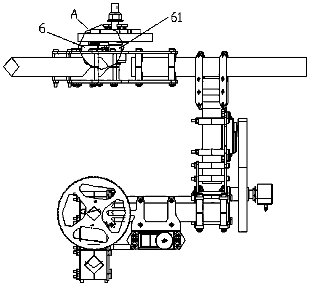 Five-axis gyroscope stabilizer for unmanned aerial vehicle