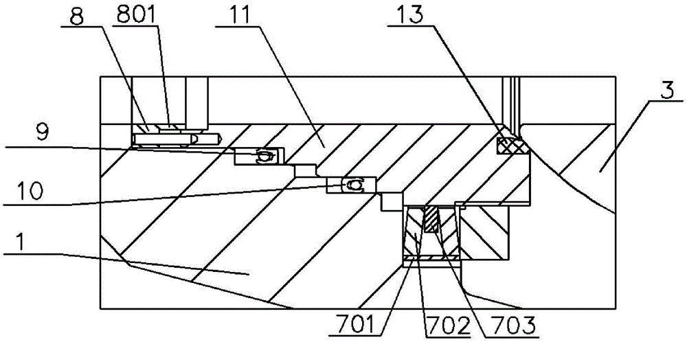 Low-temperature top-assembling type fixed ball valve