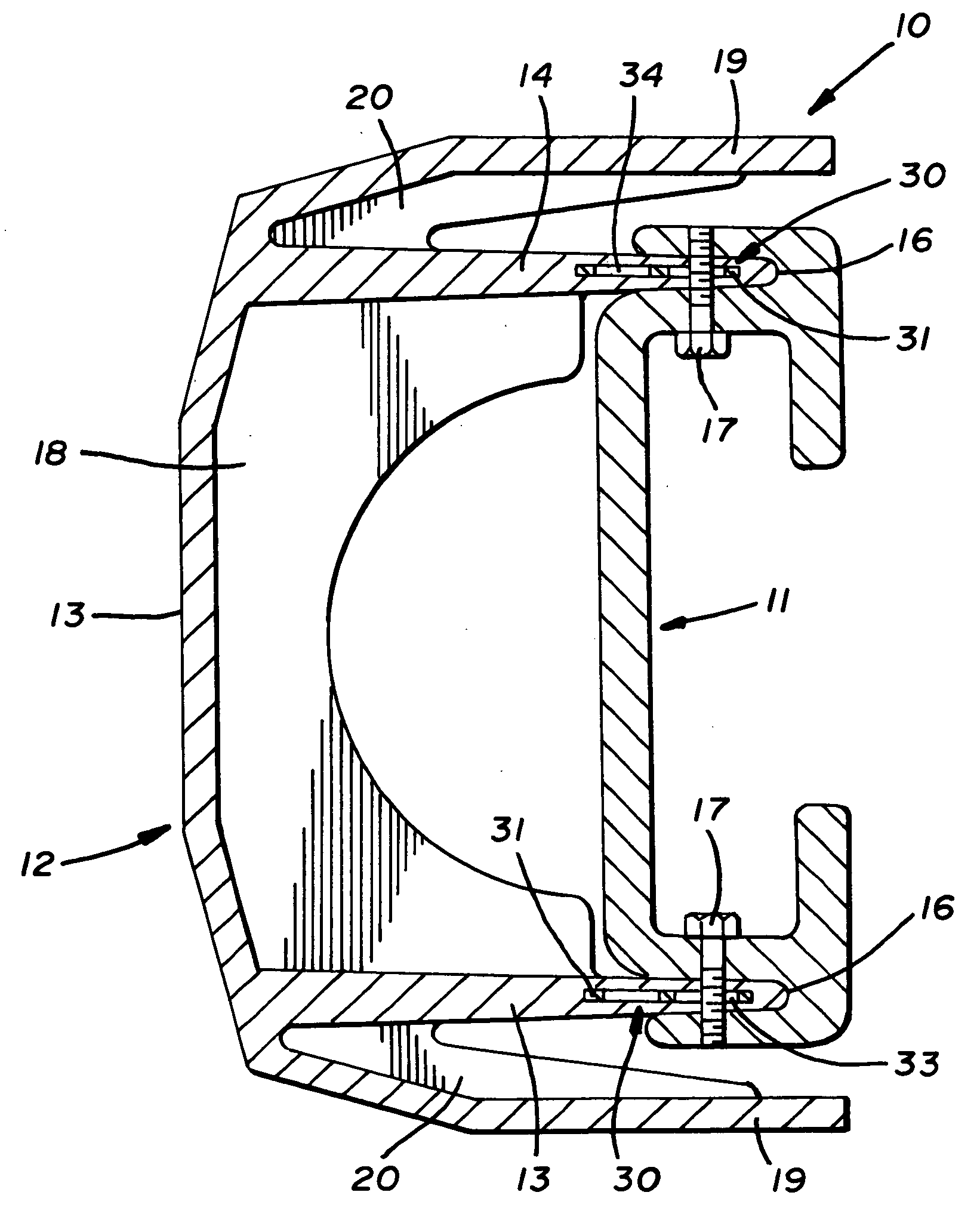 Reinforced energy absorbing bumper