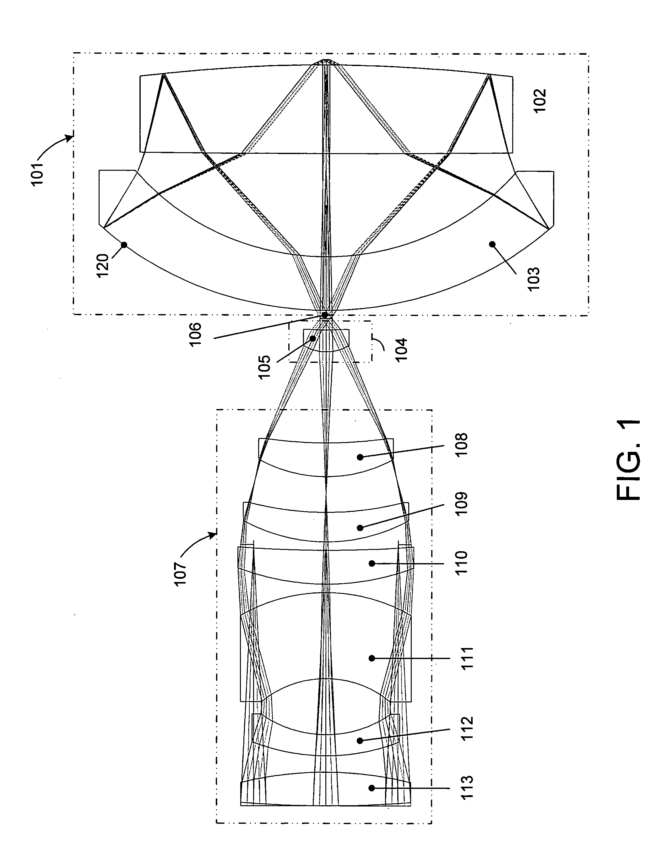 Catadioptric imaging system exhibiting enhanced deep ultraviolet spectral bandwidth