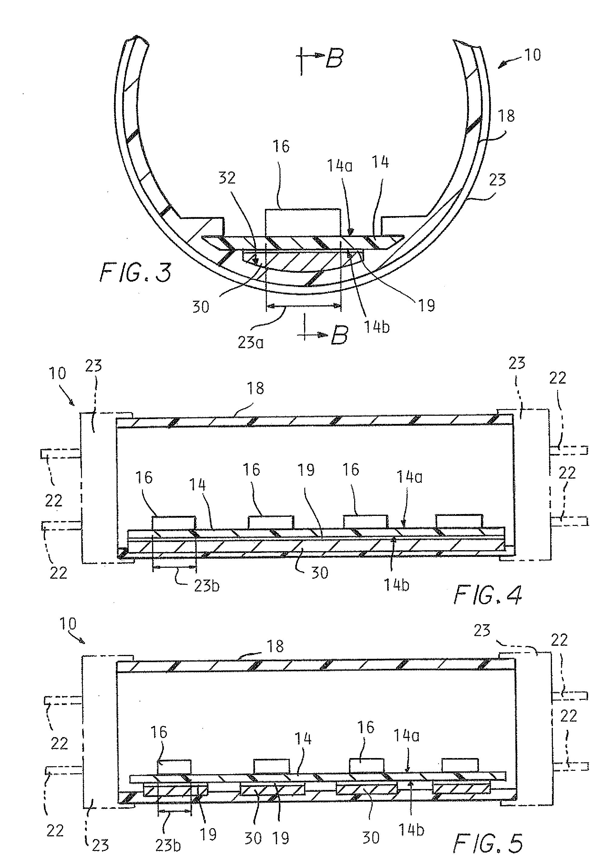 Electric shock resistant l.e.d. based light