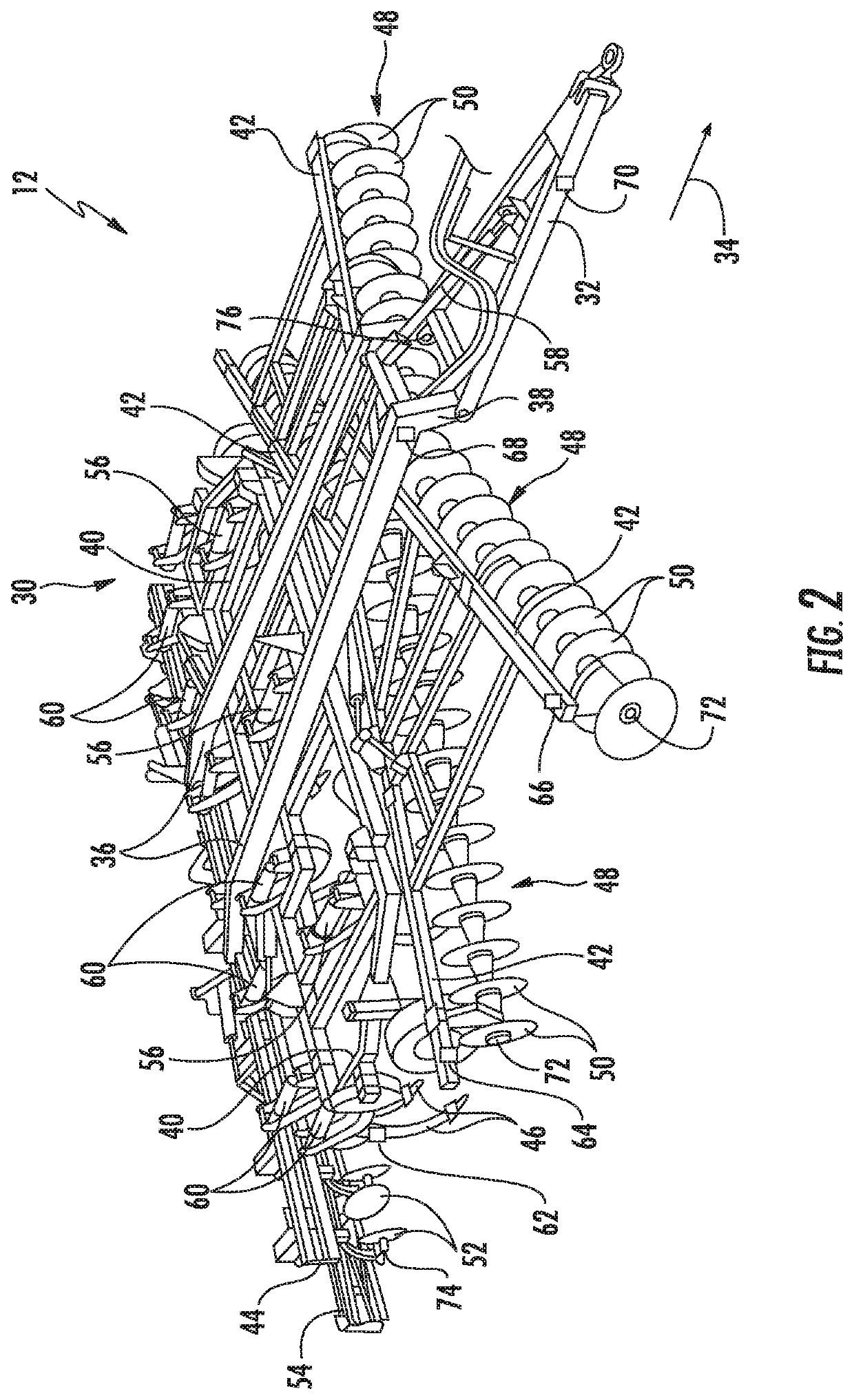 System and method for detecting a damage condition associated with an agricultural machine