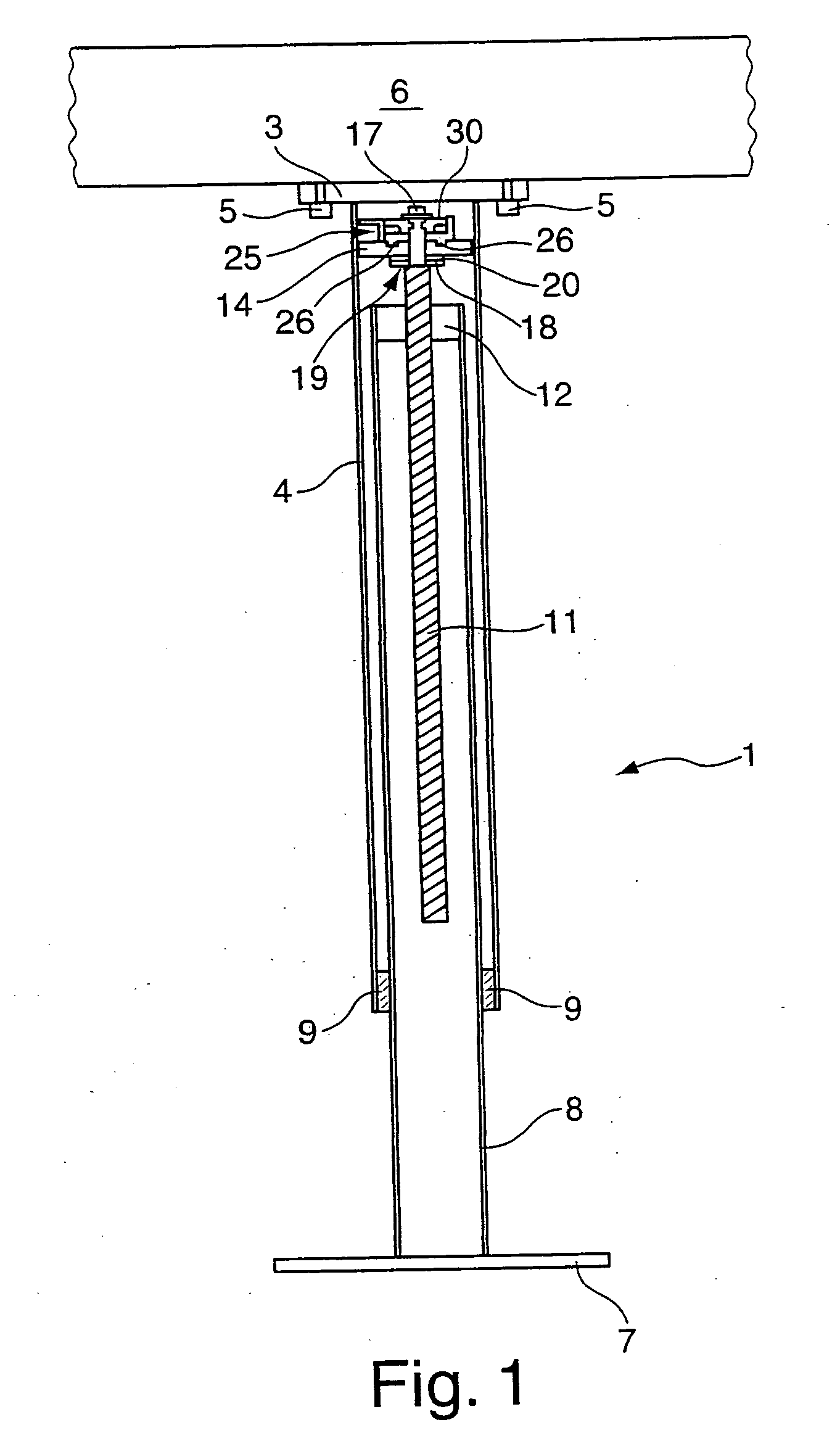 Length adjustable support