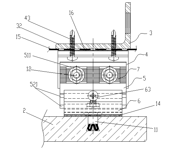 Back-bolt type dry-hang curtain wall system