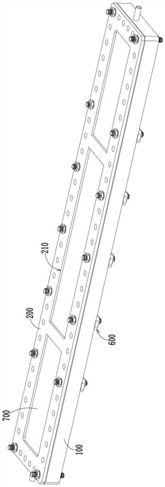 Fluid heat exchange test device