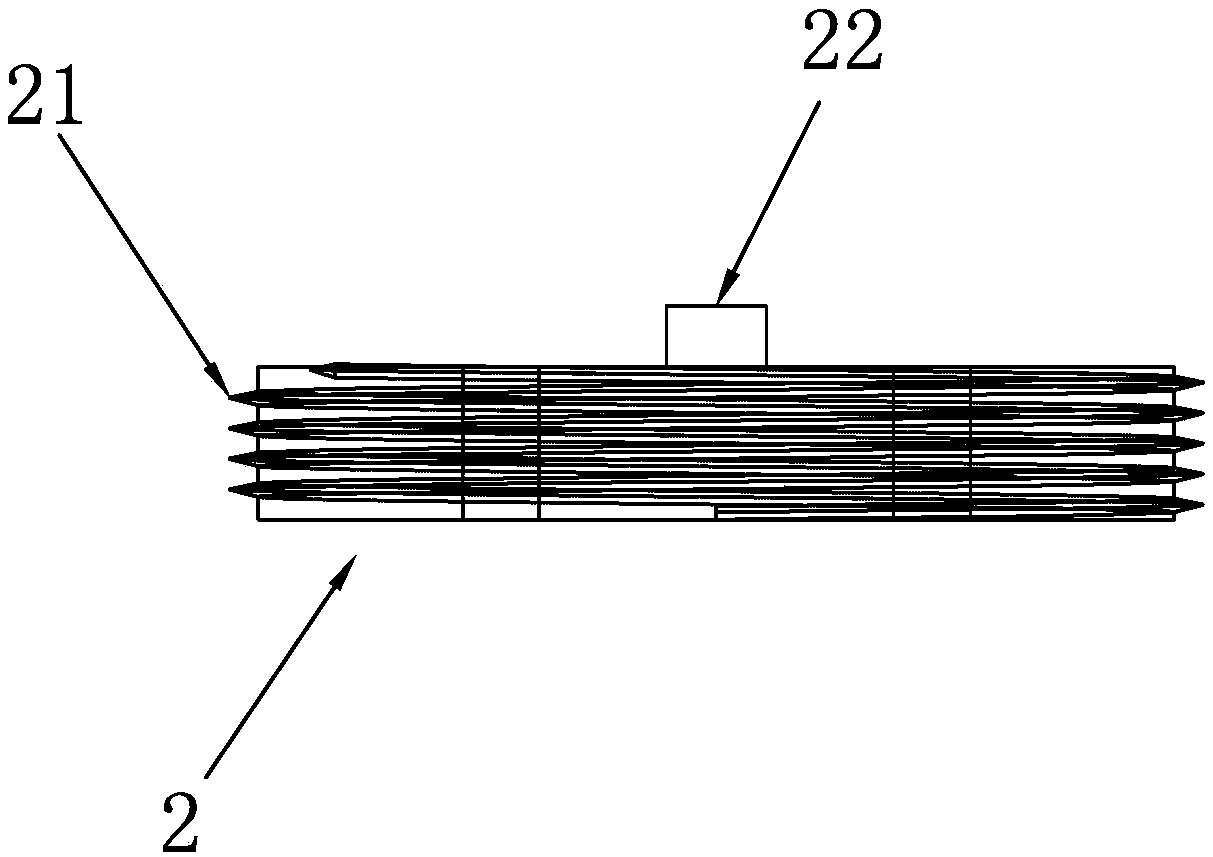 Tooth implanting device realizing vibration reduction through electromagnetic suspension