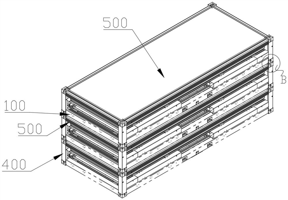 Delta-shaped foldable container