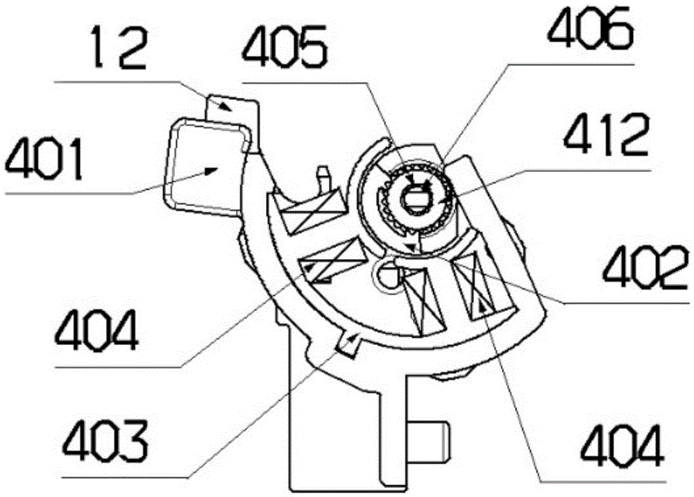 Light-type conversion driving device for car lamp light-type conversion device and conversion method thereof