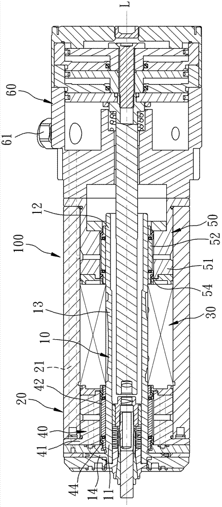 Bushing type air bearing and main shaft device