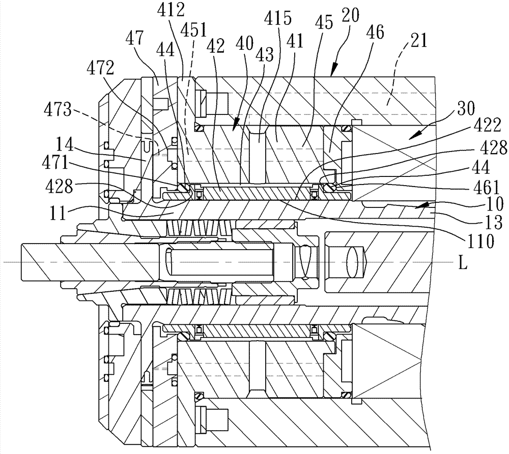 Bushing type air bearing and main shaft device