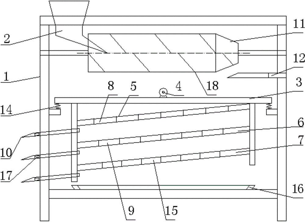 Coin separating device