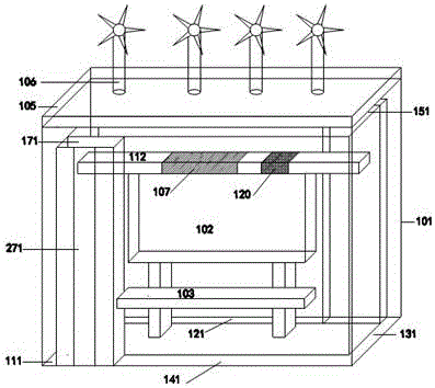 Water circulation temperature-control bus stop