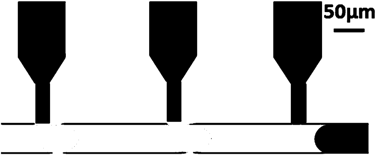 A method for preparing gold nanoclusters based on a microfluidic chip