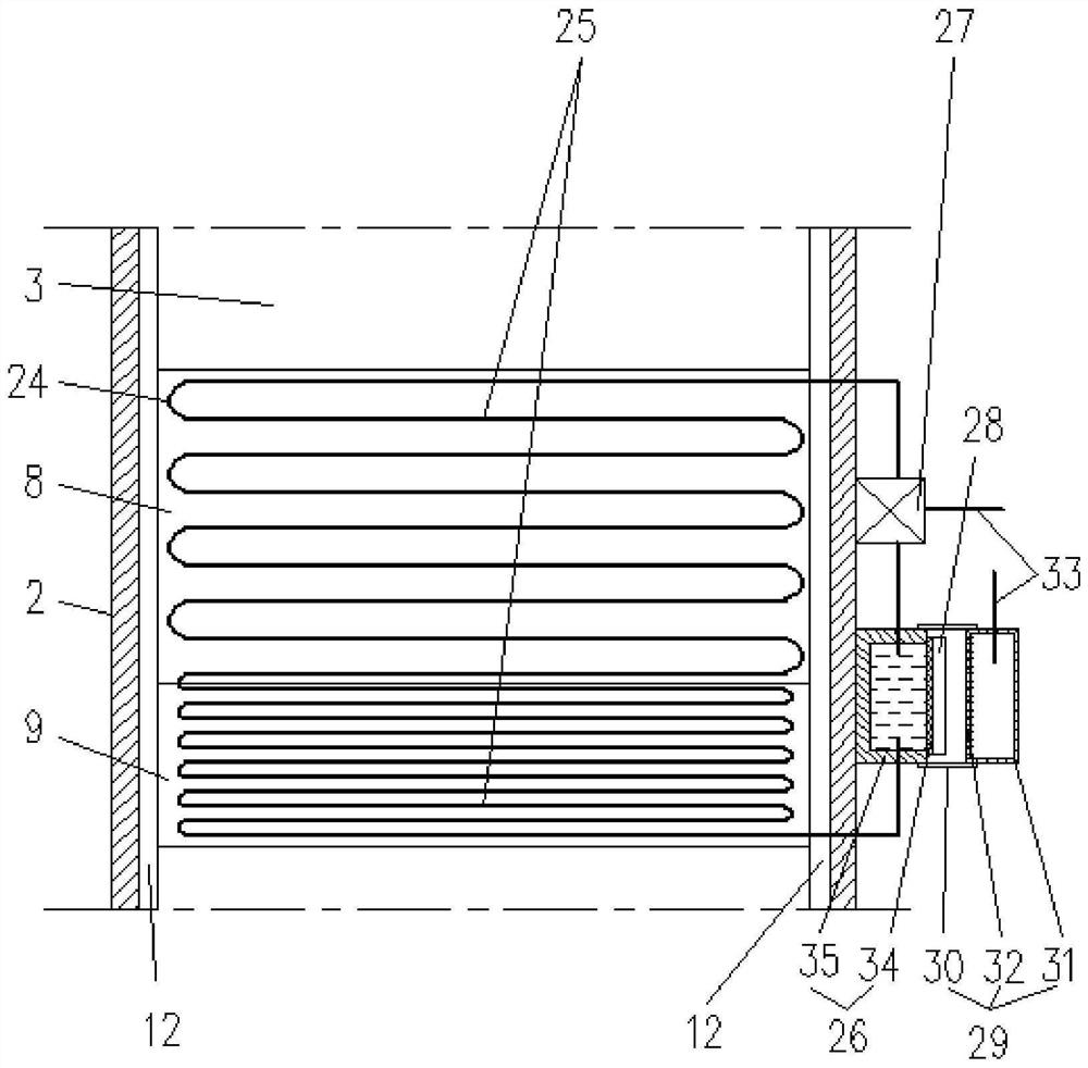 Device for transforming compressed air pipeline in ship industry and transforming method