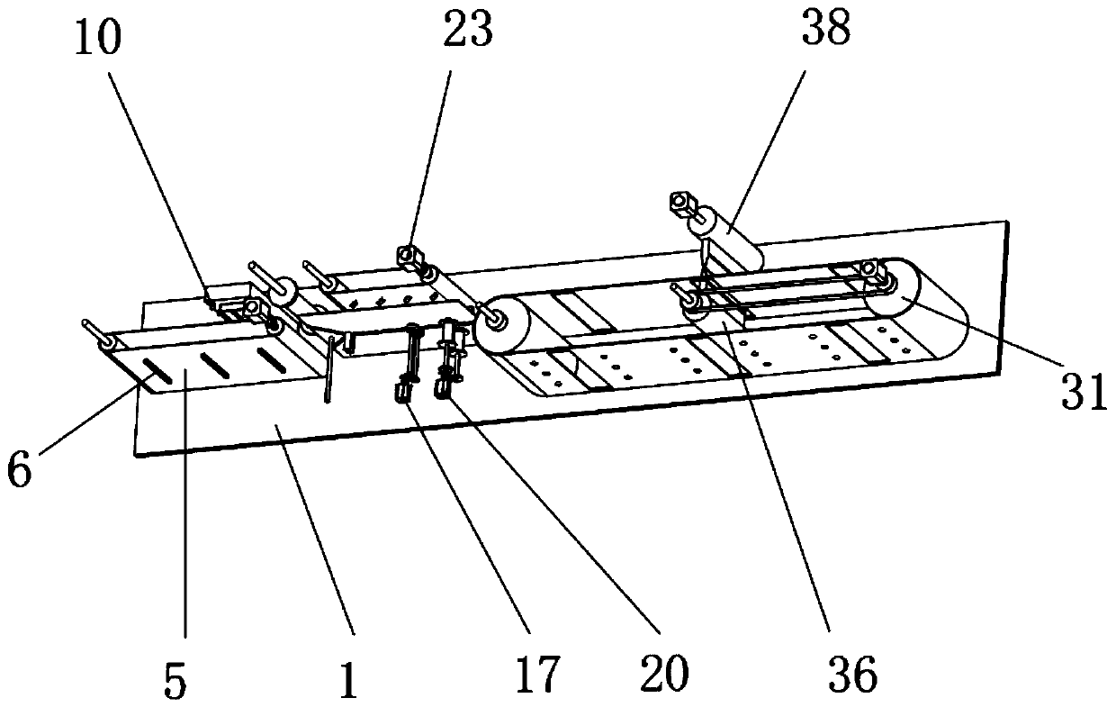 Crumb removing and sterilization integrated conveyor