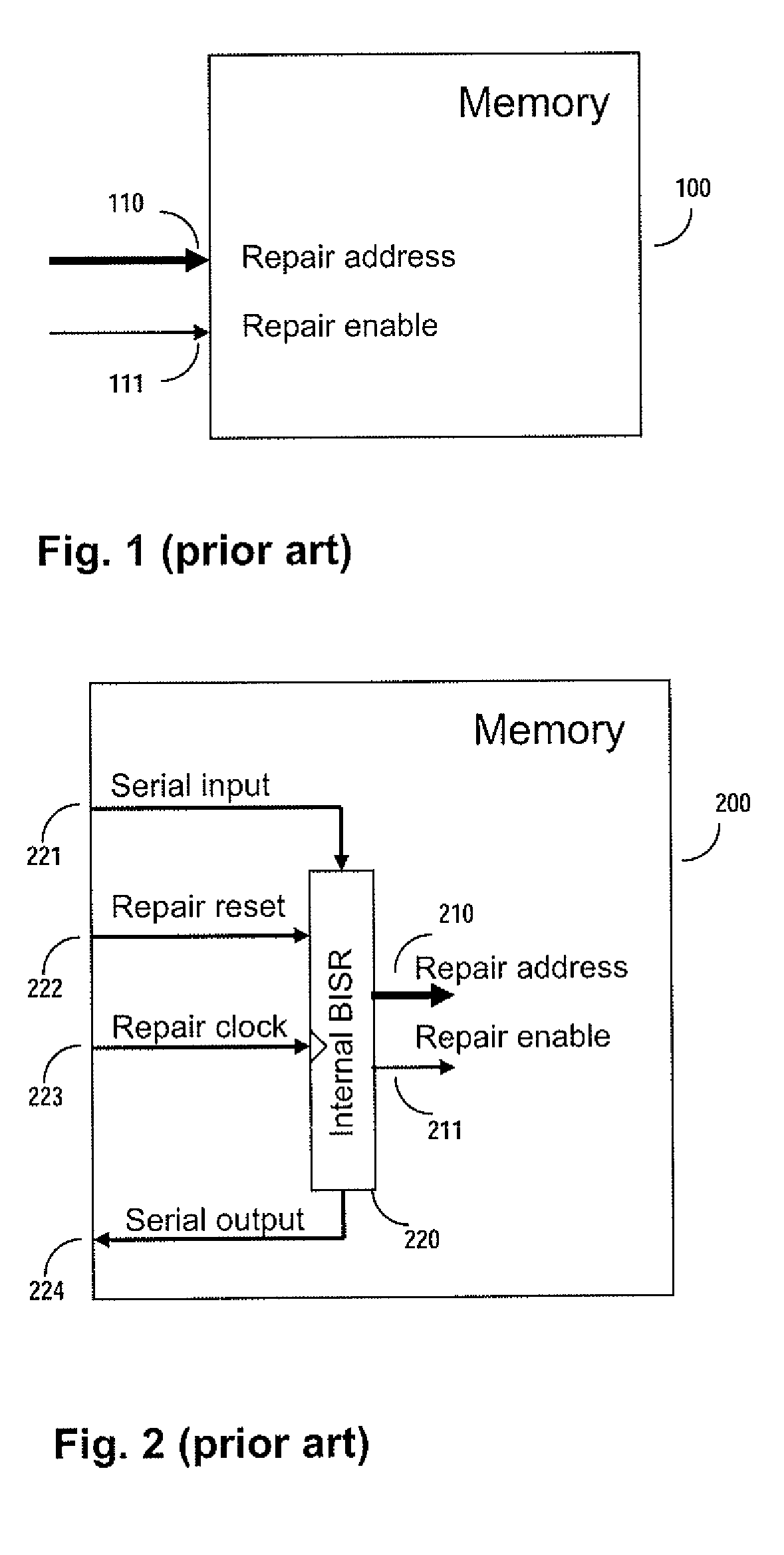 Method and apparatus for storing and distributing memory repair information