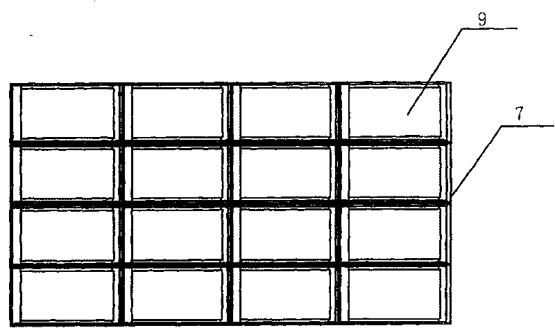 Sandwiched thermal-insulating wall and its production