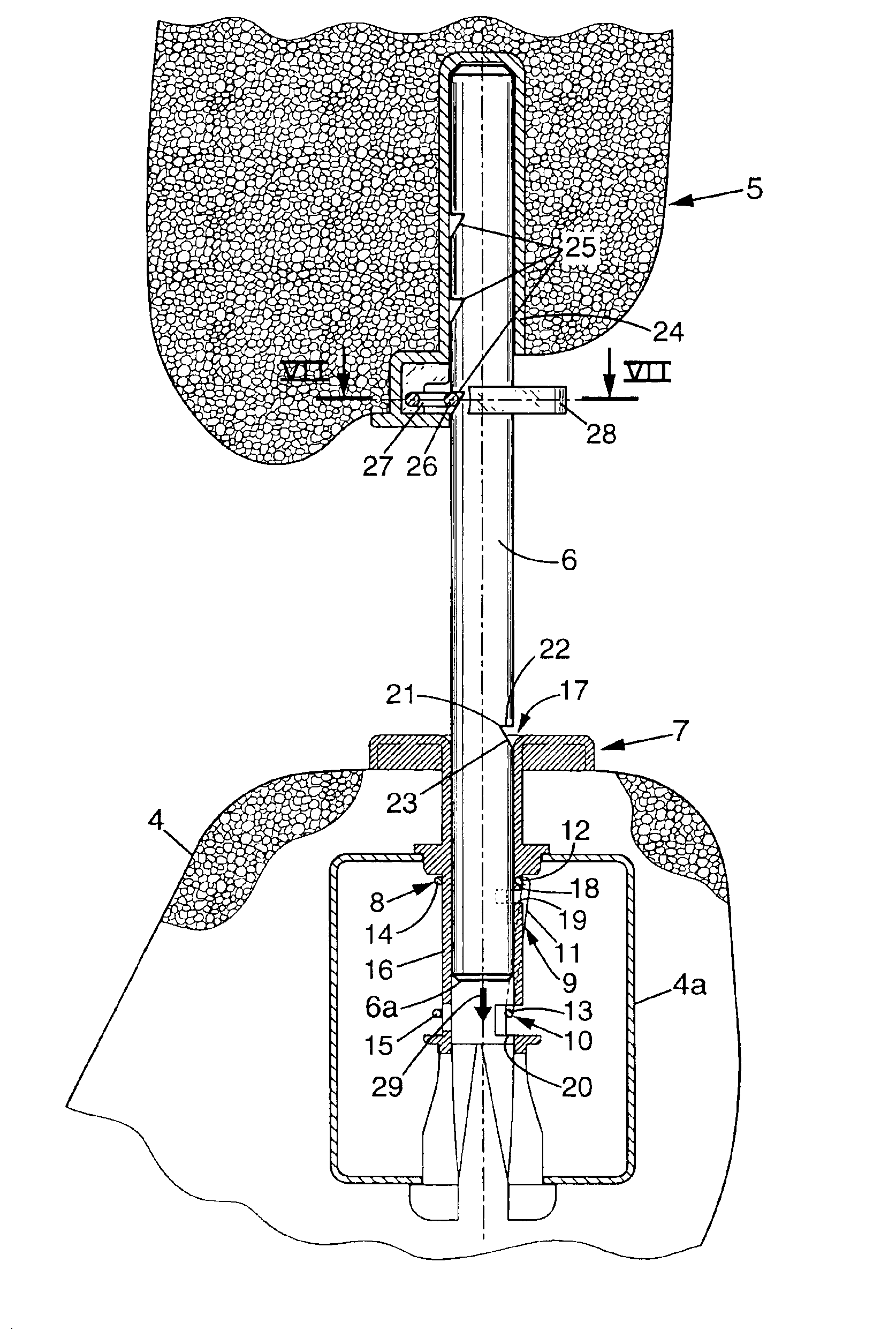 Headrest device for a vehicle seat, and a vehicle seat including such a device