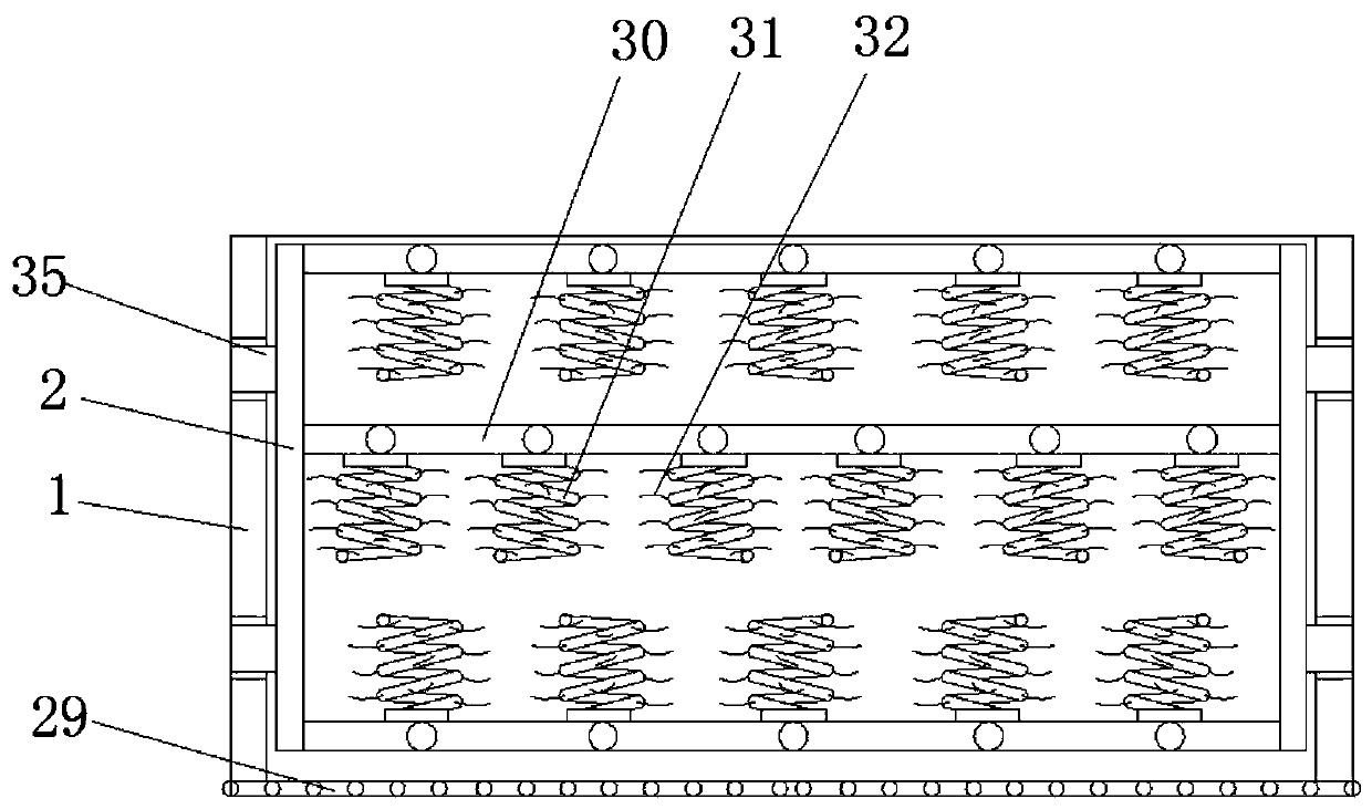 Waste gas circulating treatment device convenient to clean