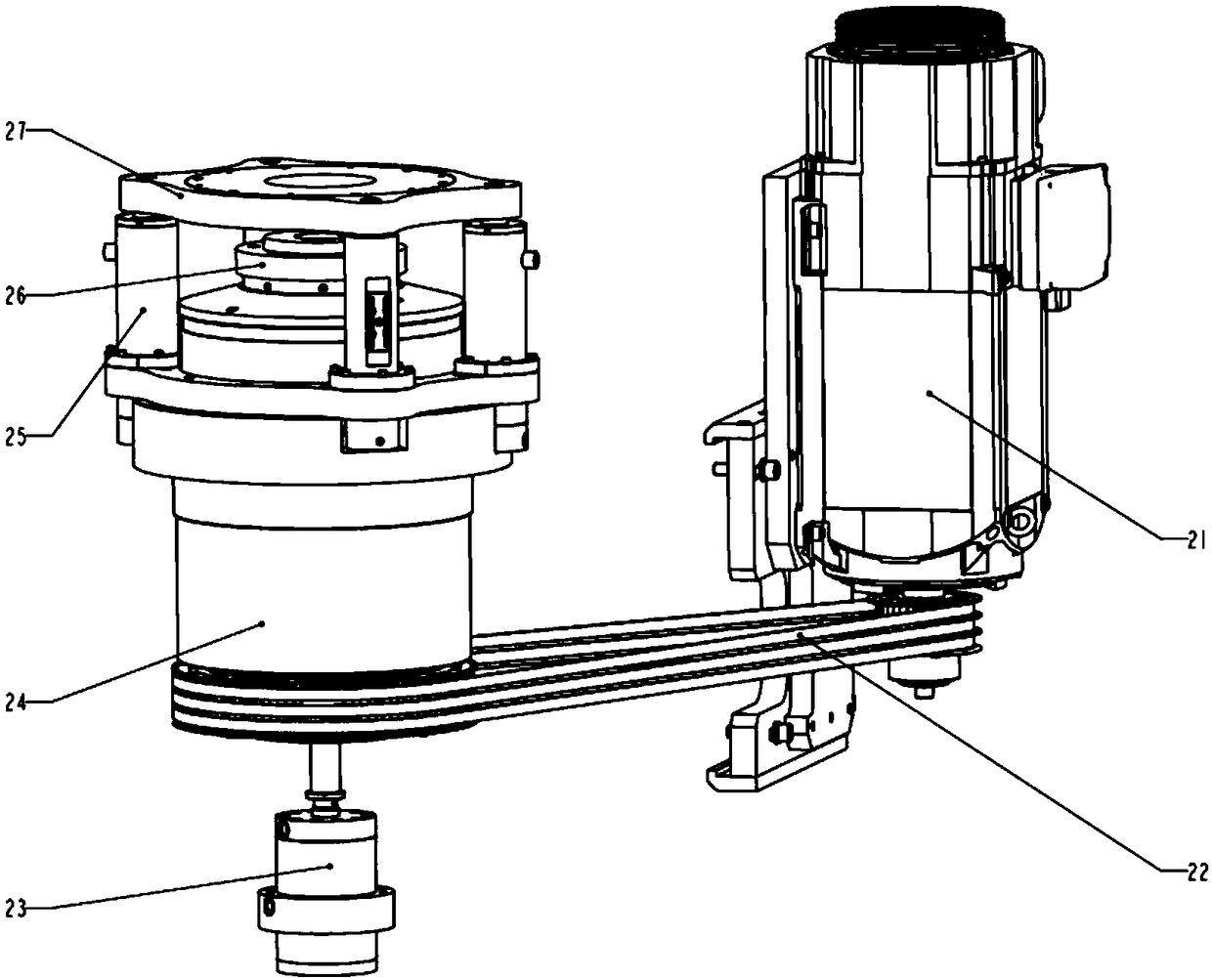 Vertical spinning machine