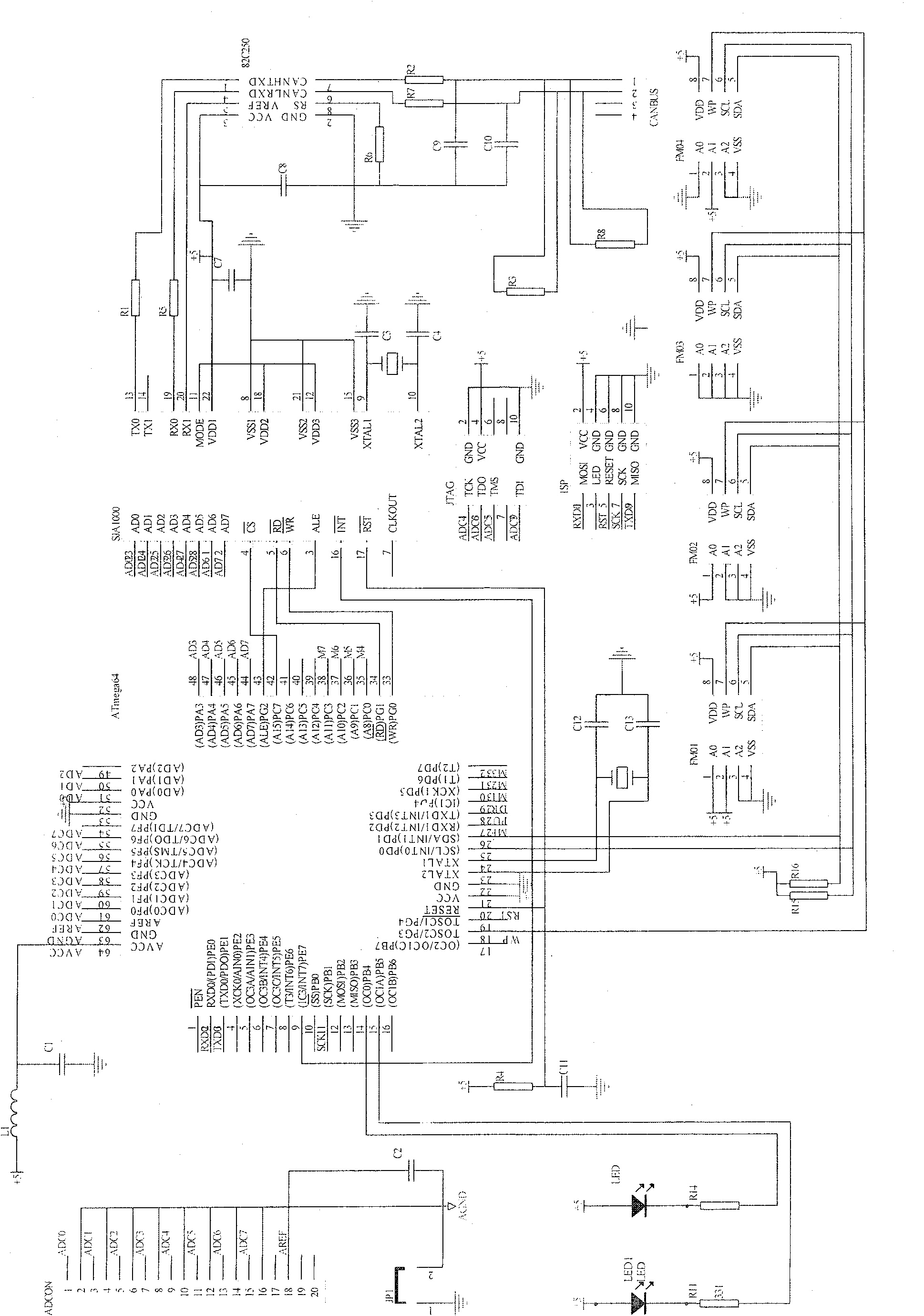 Control system for modular robot based on CAN bus