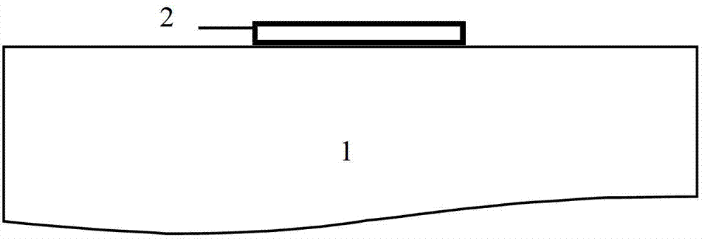 Electron beam aligning mark based on hafnium oxide and manufacturing method of mark