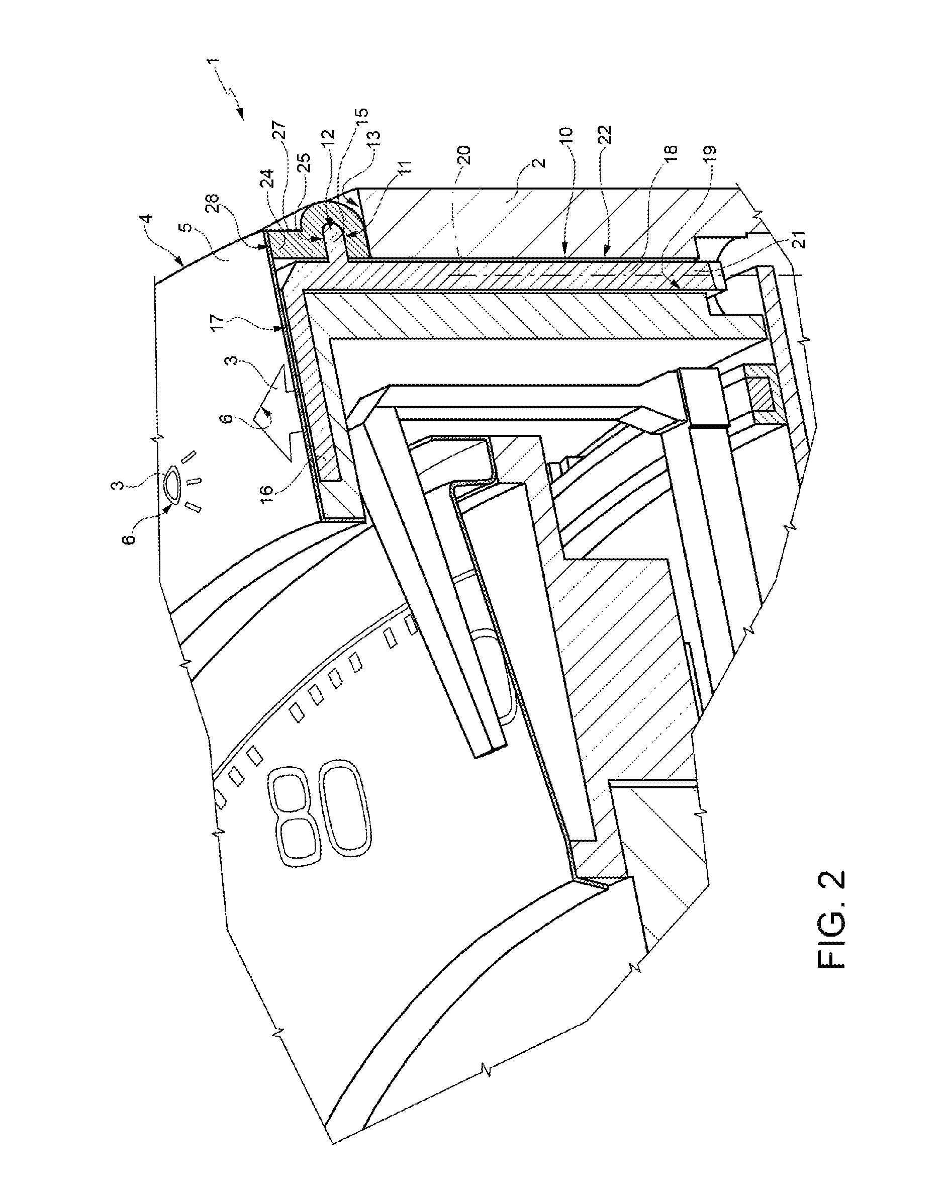 Light-guide device having a plurality of light-guide elements for a vehicle control panel