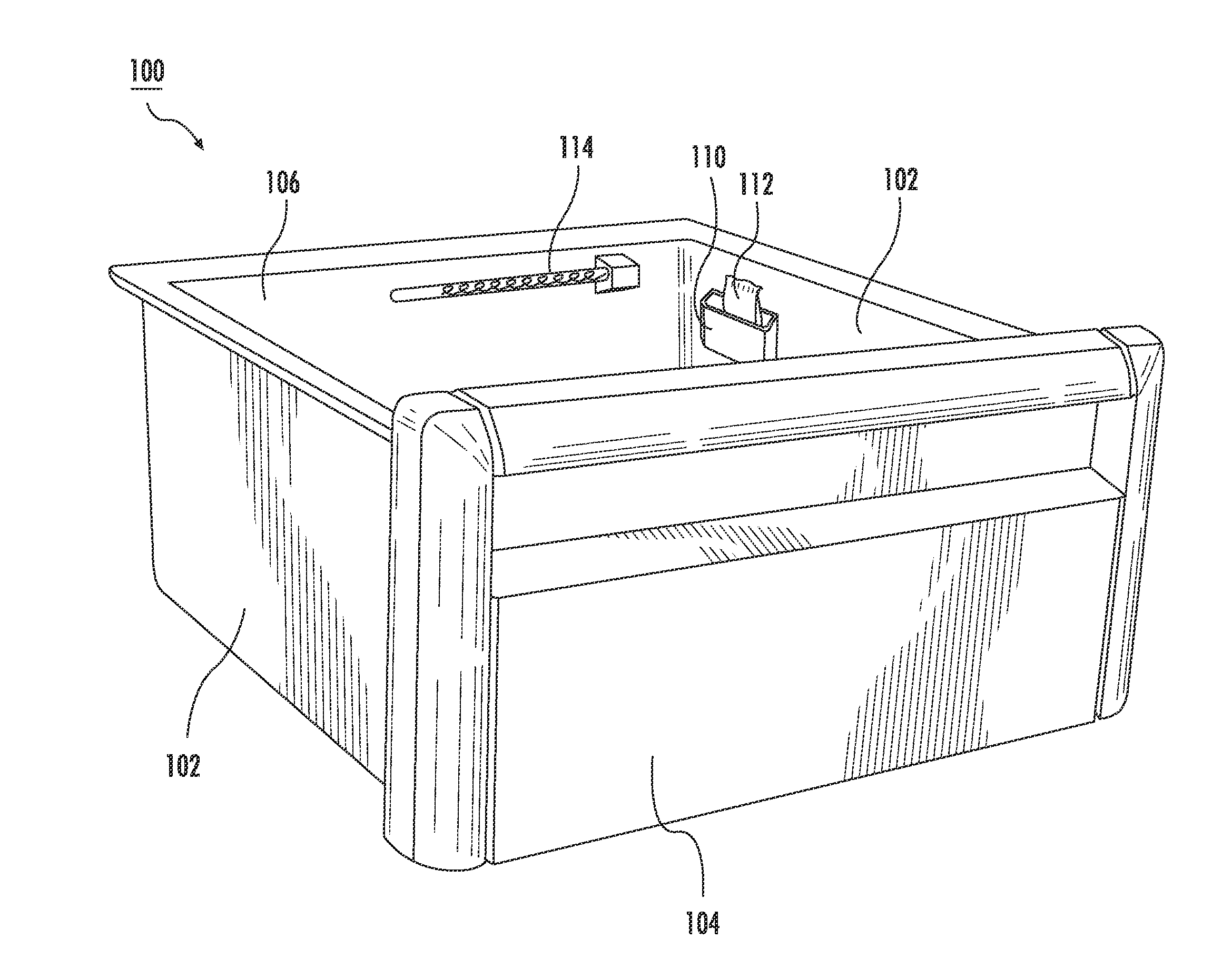 Refrigerator Crisper and Ozonation System and Method