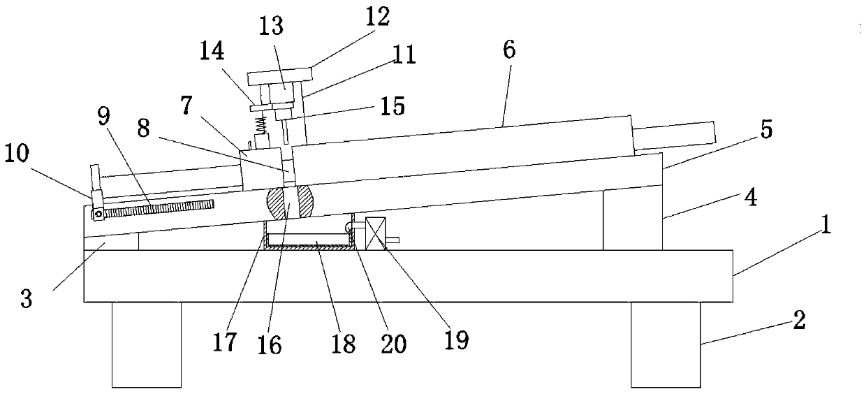 Quartz pipe cutting device